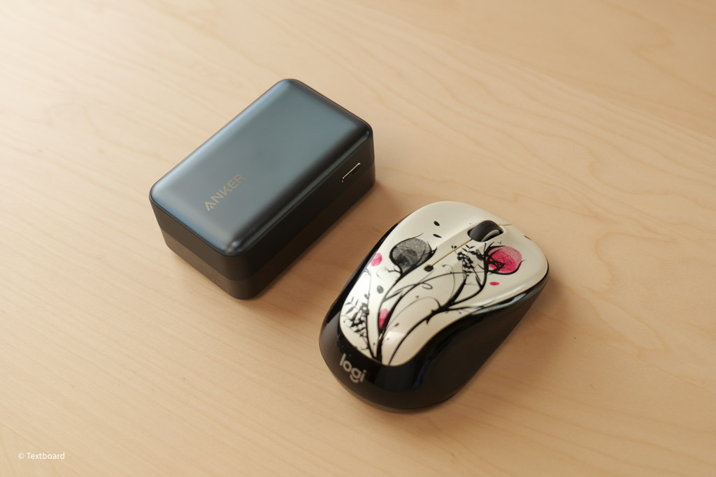 Anker Nano Power Bank  巻取り式 USB-Cケーブル 10000mAh　サイズ比較